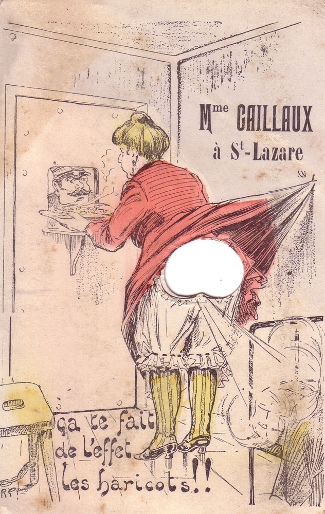 “Mme Caillaux a St-Lazare” “Madame Caillaux at St. Lazare.”